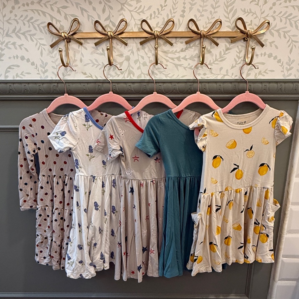 Kyte Baby Twirl Dresses and Jogger sets 2T